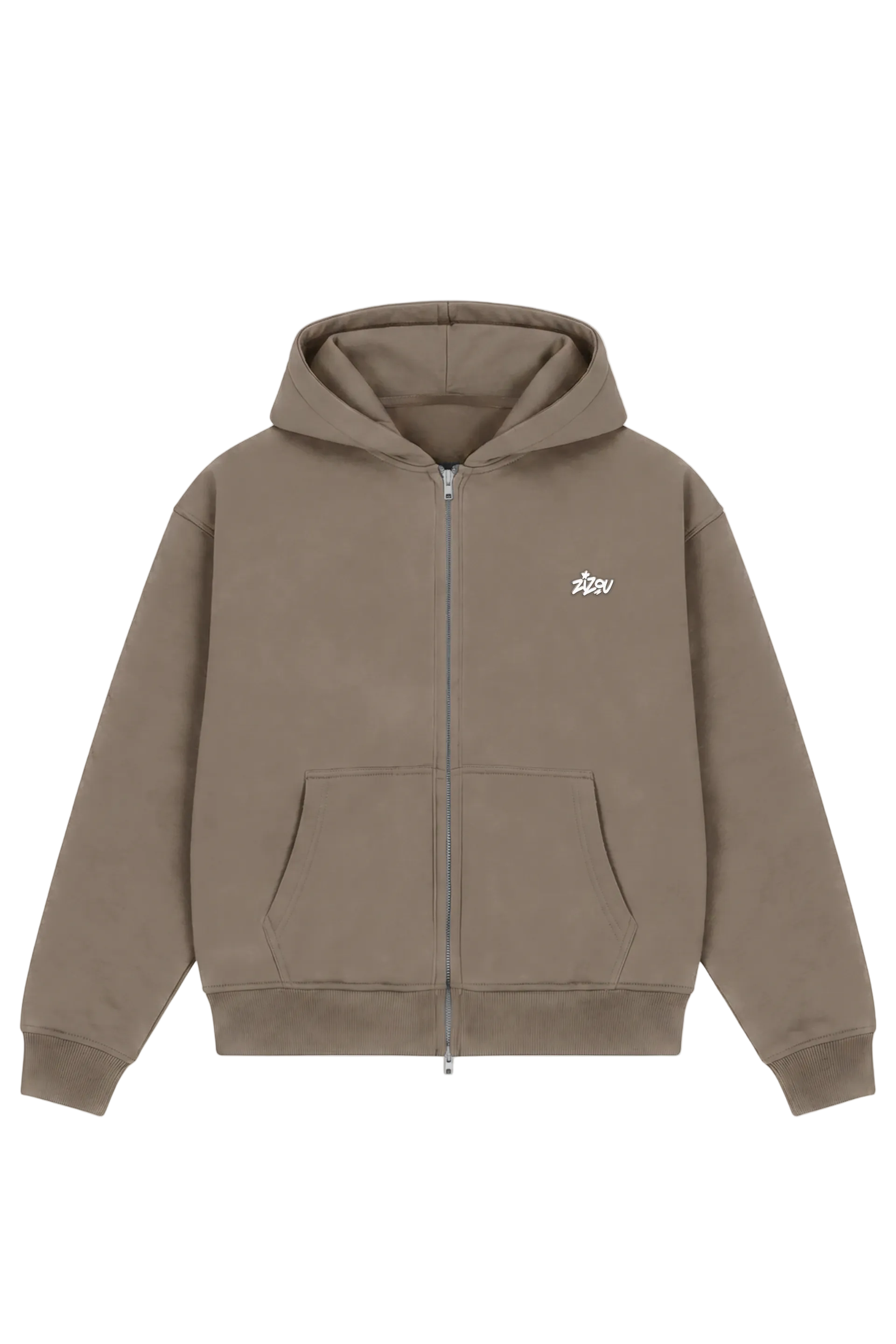 Basic Zip Café Brown
