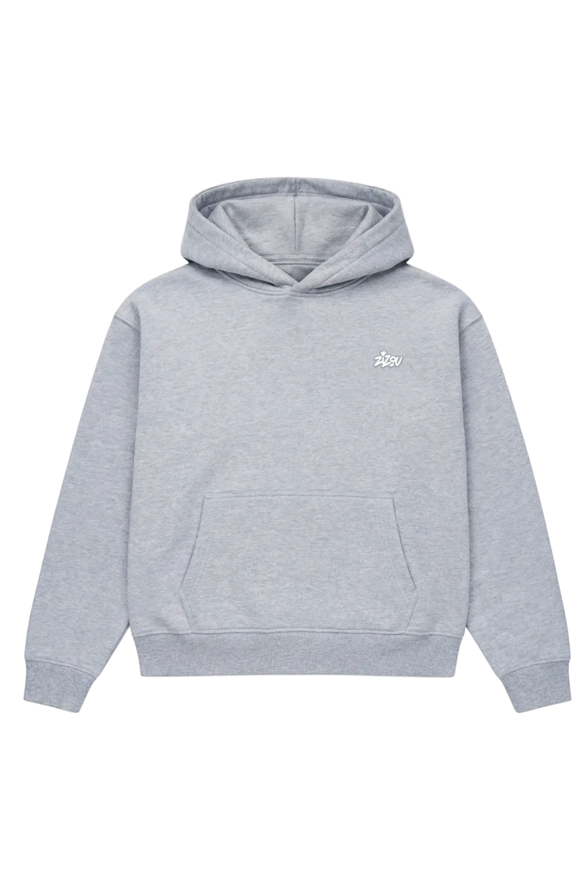 Basic Hoodie Grey Melange