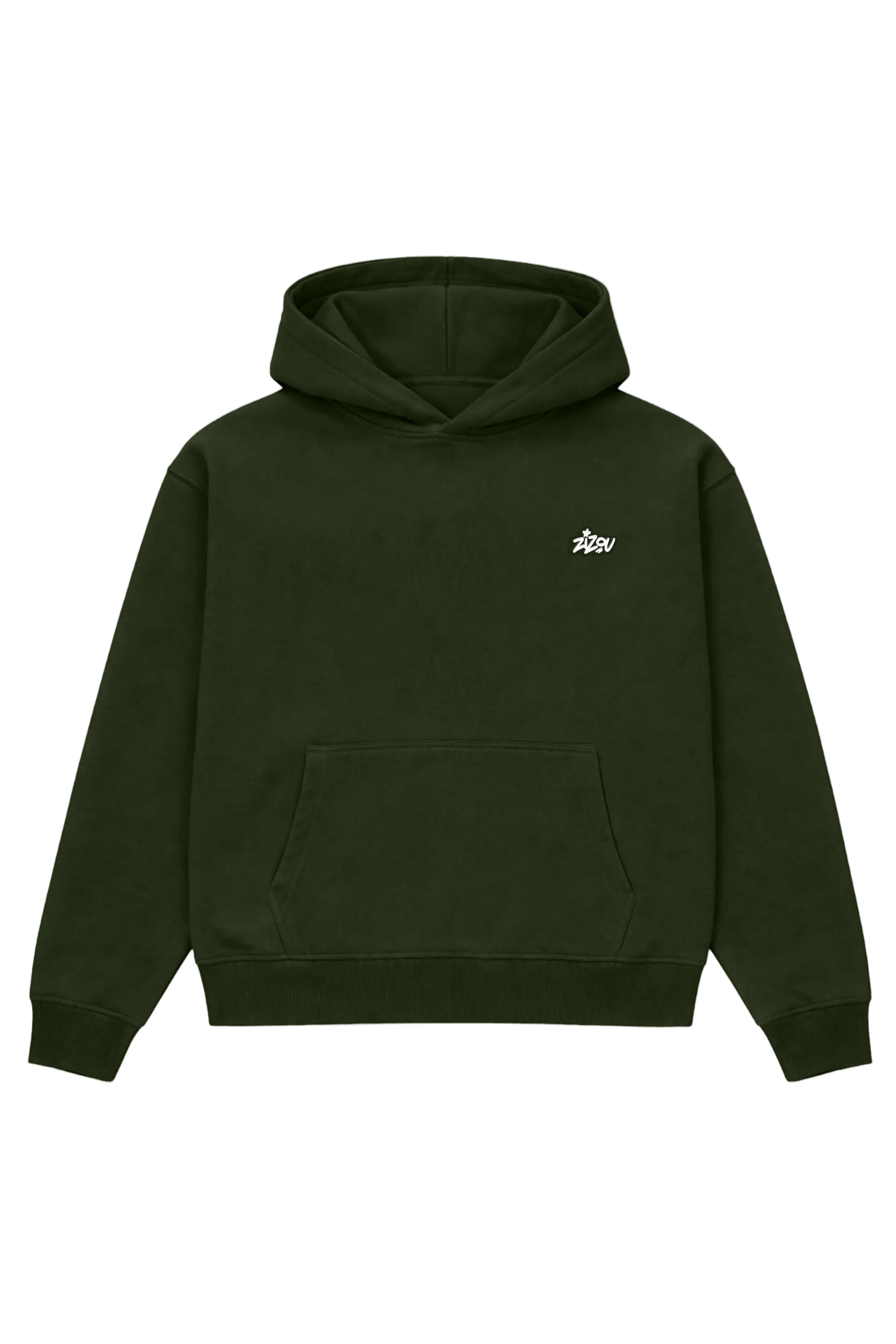 Basic Hoodie Olive Green