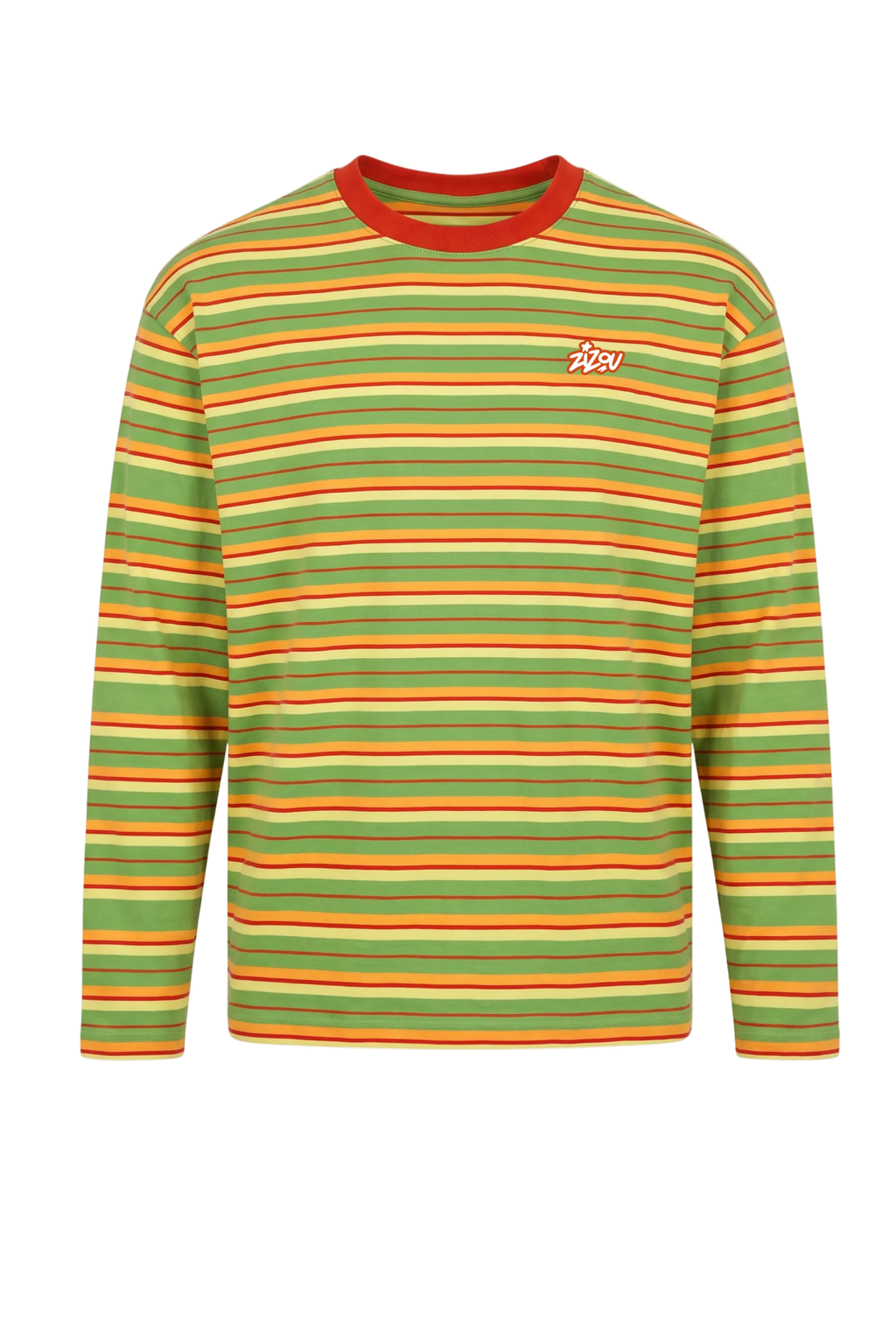 GREEN STRIPED LONGSLEEVE