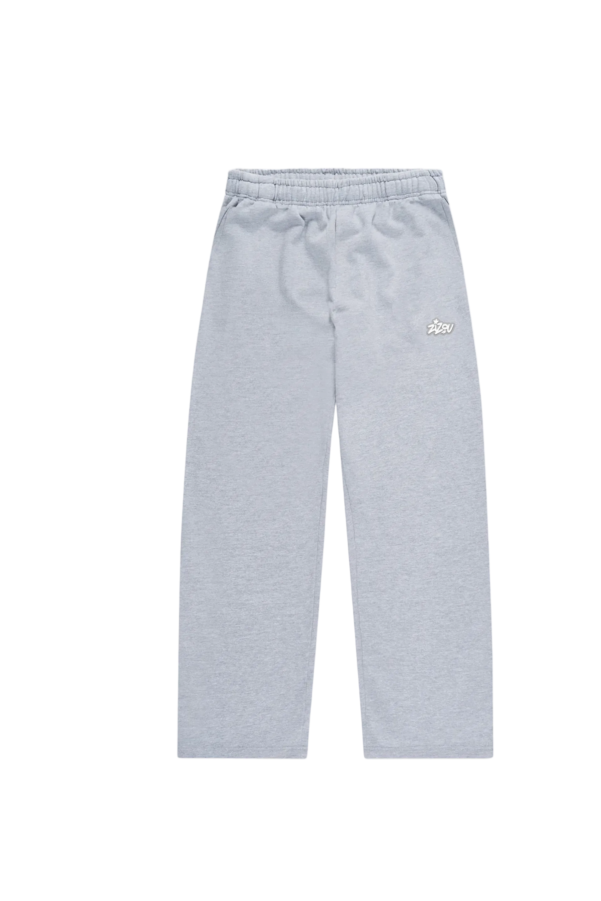 Basic Jogger Grey Melange Open Leg 2in1