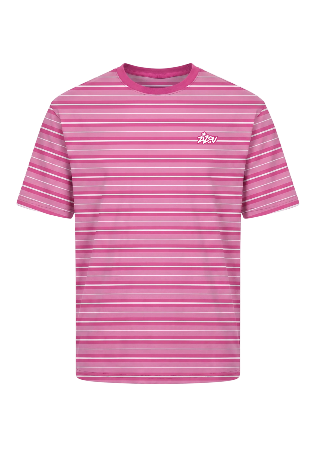 PINK STRIPED TEE